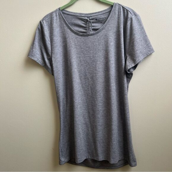 Athleta Encore Tee in Flagstone Heather  Gray Size M - Picture 1 of 4